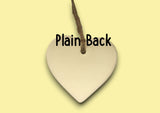 Ceramic Hanging Heart  - Music Teachers like you are precious and few