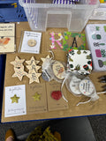 Stock Clearance Printed plaques, Wish bracelets, Ceramic Circles, Pens