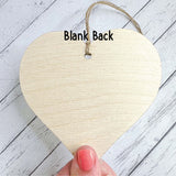 Wooden Heart Ornament - Flamingo