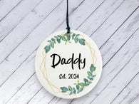 Daddy Est Botanical Ceramic circle