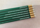 Personalised Printed Pencils - Choice of colours