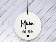 Mother's Day Gift  - Mum  Ceramic circle