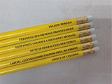 Personalised Printed Pencils - Choice of colours