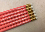 Personalised Printed Pencils - Choice of colours