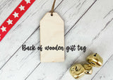 Reusable Gift Tag - Xmas Dinos
