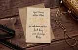 Printed Wooden Wish Bracelet Good Friends are Like Stars