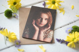 Printed Wooden Photo Postcard