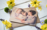 Printed Wooden Photo Postcard