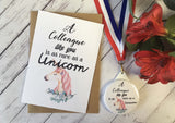 A6 postcard print - A Colleague like you is as rare as a Unicorn