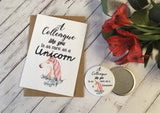 A6 postcard print - A Colleague like you is as rare as a Unicorn