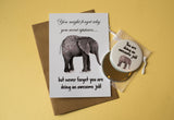 A6 Postcard Print - Elephant