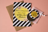 A6 Postcard Print - Yellow Star Alcohol