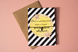 A6 Postcard Print - Yellow Star Alcohol
