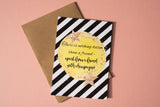 A6 Postcard Print - Yellow Star Alcohol