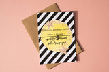 A6 Postcard Print - Yellow Star Alcohol