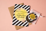 A6 Postcard Print - Yellow Star Alcohol