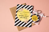 A6 Postcard Print - Yellow Star Alcohol