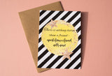 A6 Postcard Print - Yellow Star Alcohol