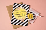 A6 Postcard Print - Yellow Star Alcohol