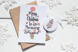 Christmas Tree Friend A6 Postcard