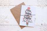 Christmas Tree Merry Christmas A6 Postcard