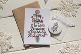 Christmas Tree Sister A6 Postcard