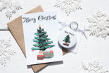 Merry Christmas Tree A6 Postcard