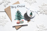 Merry Christmas Tree A6 Postcard