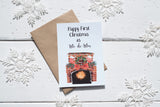 First Christmas as Mr & Mrs  A6 Postcard