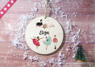 Wooden Circle Decoration - Nutcracker child's name