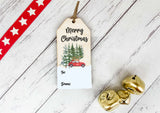 Reusable Gift Tag - Red Car