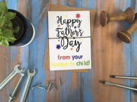 A6 Postcard Print - Happy Father's Day From Your Favourite Child