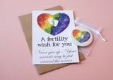 A6 Postcard Print -  IVF Pregnancy Wish