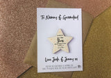 Grandparents are like Stars magnet card