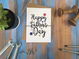 A6 postcard print - Happy Fathers Day