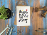 A6 postcard print - Happy Fathers Day