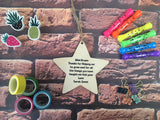 Wooden Star Ornament - Super Teacher