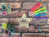 Wooden Star Ornament - Super Childminder