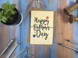 Printed Wooden Wish Bracelet - Happy Father's Day