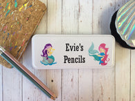 Personalised Pencil Tin Mermaid