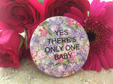 Bright Floral Alternative Pregnancy Badges