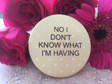 Bright Floral Alternative Pregnancy Badges