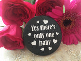 Monochrome Alternative Pregnancy Badges