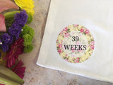 Pregnancy Journey Stickers - Bright Floral