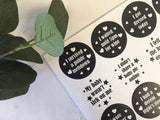 Mummy Journey Stickers - Monochrome