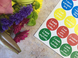 Mummy Journey Stickers - Bright Floral