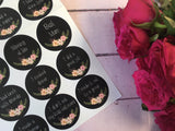 Mummy Journey Stickers - Chalkboard Floral