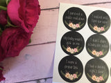 Mummy Journey Stickers - Chalkboard Floral