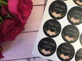 Mummy Journey Stickers - Chalkboard Floral