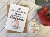 A6 postcard print - A Pre-School Teacher like you is as rare as a Unicorn